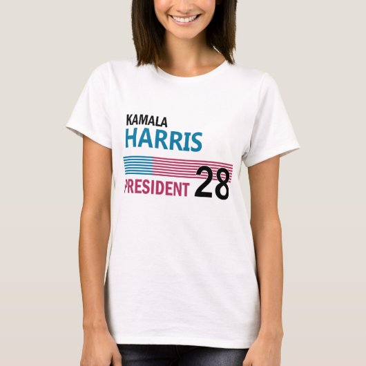 Kamala Harris 2028 T-shirt (Voorkant)