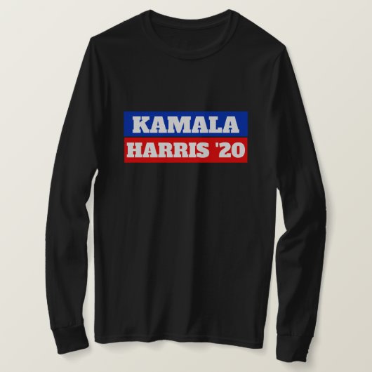 Kamala Harris '20 in rood, wit en blauw T-shirt (Design voorkant)