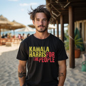 Kamala Harris 24 voor het volk President 2024 T-shirt