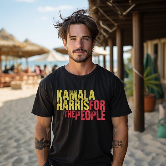 Kamala Harris 24 voor het volk President 2024 T-shirt
