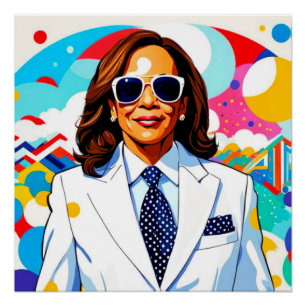 KAMALA HARRIS 2 PERFECT POSTER