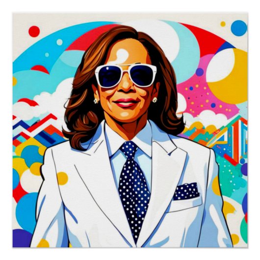 KAMALA HARRIS 2 PERFECT POSTER (Voorkant)