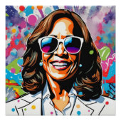 KAMALA HARRIS 3 PERFECT POSTER (Voorkant)