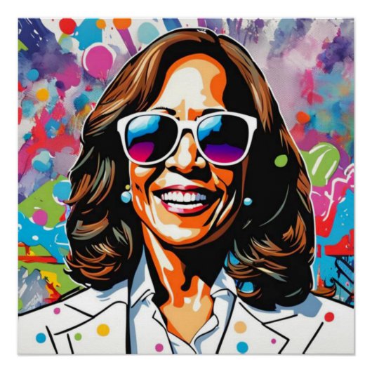KAMALA HARRIS 3 PERFECT POSTER (Voorkant)