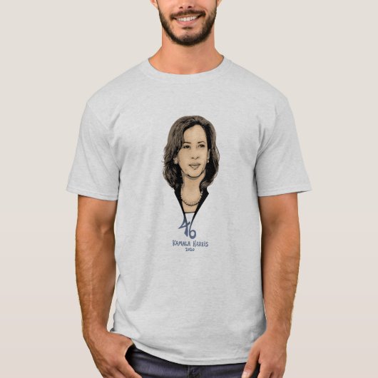 Kamala Harris 46 T-shirt (Voorkant)