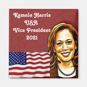 Kamala Harris 46e vice-Presidenten Magneet