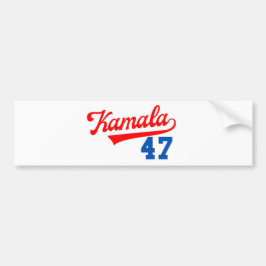 Kamala Harris 47 e - President 47 e Bumpersticker