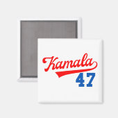 Kamala Harris 47 e - President 47 e Magneet (Voorkant / Achterkant)