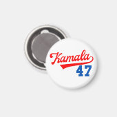 Kamala Harris 47 e - President 47 e Magneet (Voorkant / Achterkant)