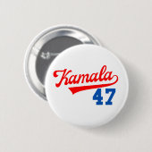 Kamala Harris 47 e - President 47 e Ronde Button 5,7 Cm (Voorkant /achterkant)