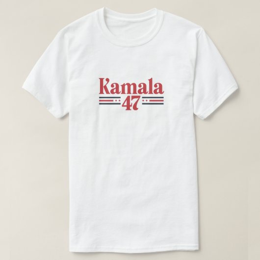 Kamala Harris 47 President T-shirt (Design voorkant)