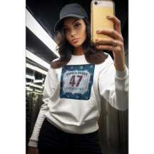 Kamala Harris 47 President. Wit