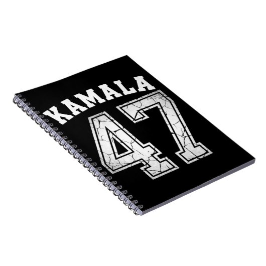 Kamala Harris 47 voor President voor het volk Notitieboek (Rechterzijde)