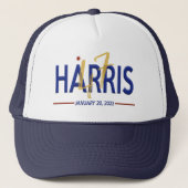 Kamala Harris 47e President Inhuldiging Trucker Pet (Voorkant)