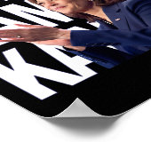 Kamala Harris 47e President van de Verenigde State Poster (Hoek)