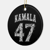 Kamala Harris 47e President VS Amerika 2024 Keramisch Ornament (Links)