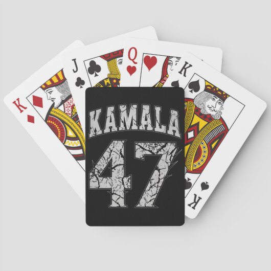 Kamala Harris 47e President VS Amerika 2024 Pokerkaarten (Achterkant)