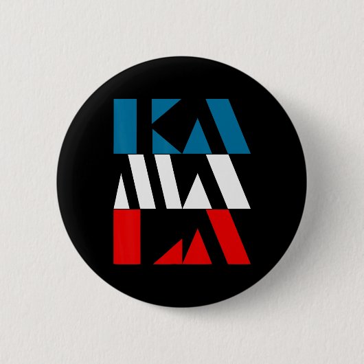 Kamala Harris 47e Ronde Button 5,7 Cm (Voorkant)