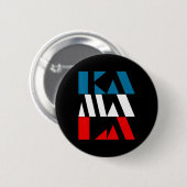 Kamala Harris 47e Ronde Button 5,7 Cm (Voorkant /achterkant)