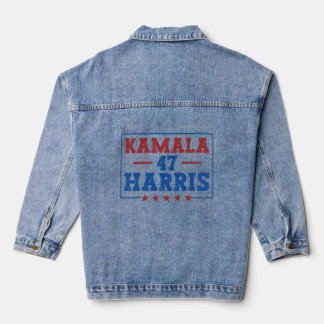 Kamala Harris 47ste President 2024 Denim Jacket