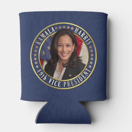 Kamala Harris 49e herdenkingsdag van het vicepremi Blikjeskoeler (Achterkant)
