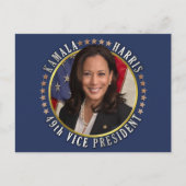 Kamala Harris 49e herdenkingsdag van het vicepremi Briefkaart (Voorkant)