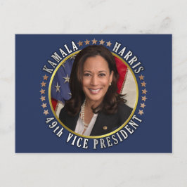 Kamala Harris 49e herdenkingsdag van het vicepremi Briefkaart
