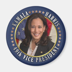 Kamala Harris 49e herdenkingsdag van het vicepremi Magneet