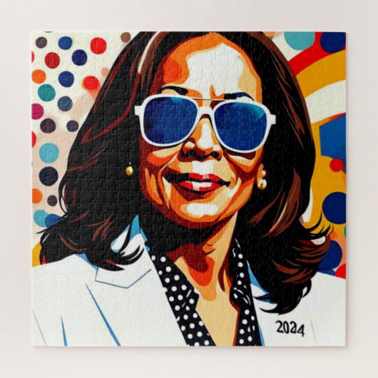 KAMALA HARRIS 4 LEGPUZZEL (Verticaal)