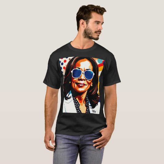 KAMALA HARRIS 4 T-SHIRT (Voorkant volledig)