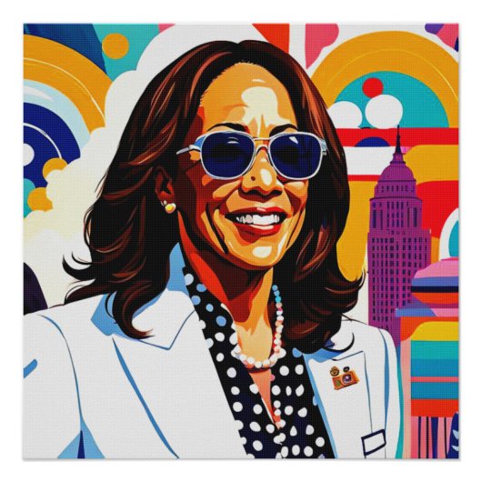 KAMALA HARRIS 5 PERFECT POSTER (Voorkant)