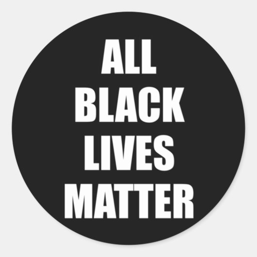 Kamala Harris All Black Lives Sticker (Voorkant)