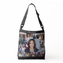 Kamala Harris All-Over Cross-Body Canvas tas