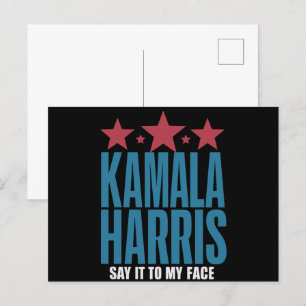 Kamala Harris als je iets te zeggen hebt Briefkaart
