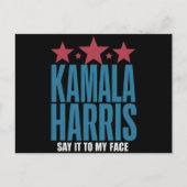 Kamala Harris als je iets te zeggen hebt Briefkaart (Voorkant)