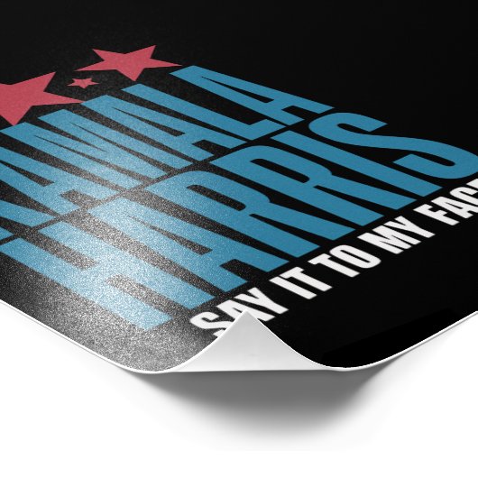 Kamala Harris als je iets te zeggen hebt Foto Afdruk (Hoek)