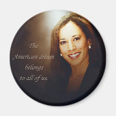 Kamala Harris. American Dream is van ons allemaal Magneet (Voorkant)