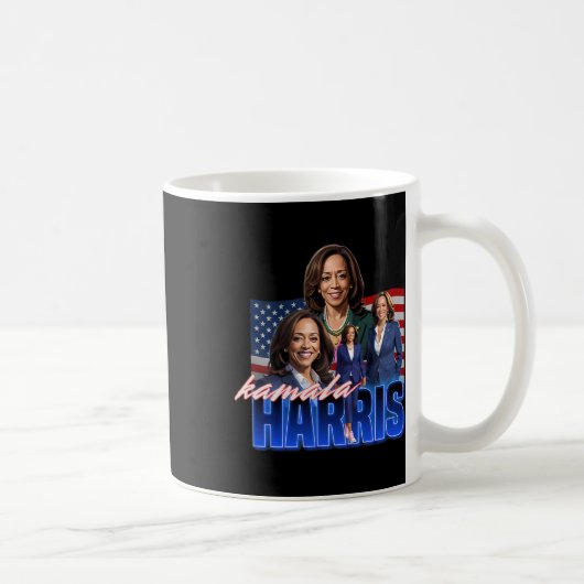Kamala Harris Amerikaanse vlag bootleg reboot Koffiemok (Rechts)