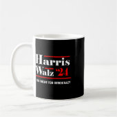 Kamala Harris & Tim Walz 2024 Koffiemok (Links)