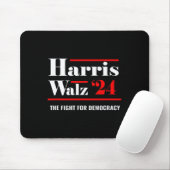 Kamala Harris &amp; Tim Walz 2024 Muismat (Met muis)