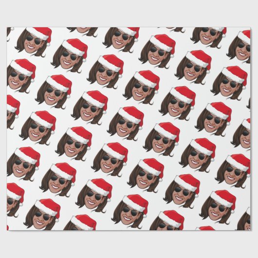 Kamala Harris Aviators Holiday Cadeaupapier (Vlak)