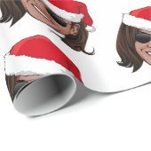 Kamala Harris Aviators Holiday Cadeaupapier (Rol Hoek)