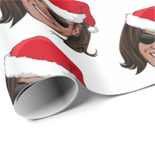Kamala Harris Aviators Holiday Cadeaupapier