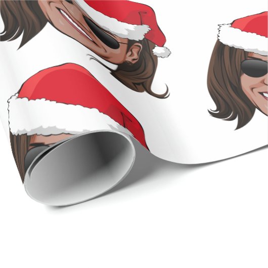 Kamala Harris Aviators Holiday Cadeaupapier (Rol Hoek)