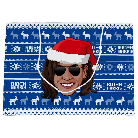 Kamala Harris Aviators Holiday Groot Cadeauzakje (Voorkant)