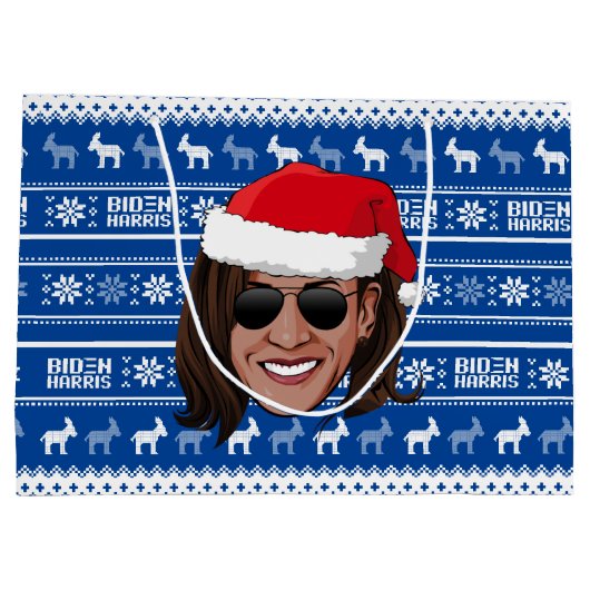 Kamala Harris Aviators Holiday Groot Cadeauzakje (Achterkant)