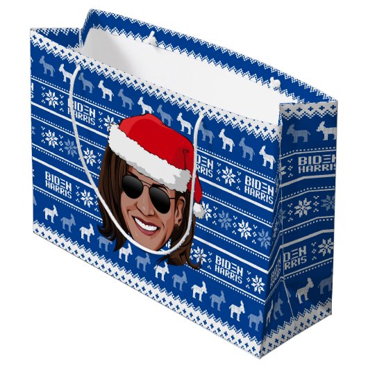 Kamala Harris Aviators Holiday Groot Cadeauzakje (Achterkant Gekanteld)
