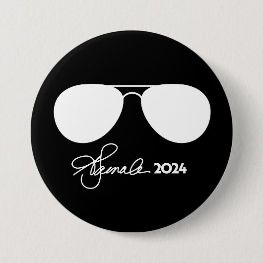 Kamala Harris Aviators Ronde Button 7,6 Cm (Voorkant)