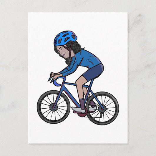 Kamala Harris Bike Briefkaart (Voorkant)