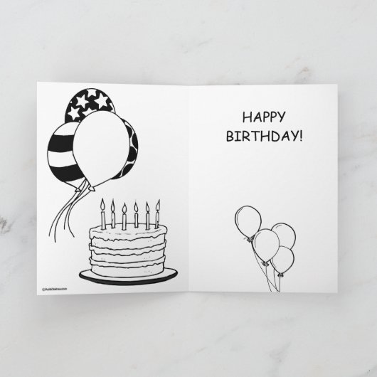 Kamala Harris Birthday Kaart (Binnen)